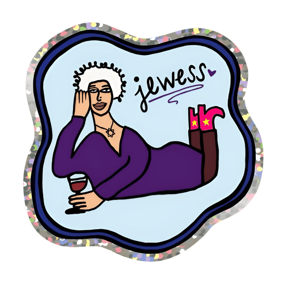 The Jewess Sticker - JEWISHJOY.co