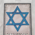 Tin Star of David Ornament / Hanging - JEWISHJOY.co