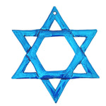 Tin Star of David Ornament / Hanging - JEWISHJOY.co