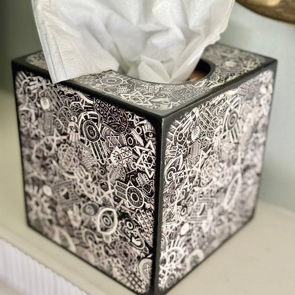 Tissue Box (Wood Art Print) - JEWISHJOY.co