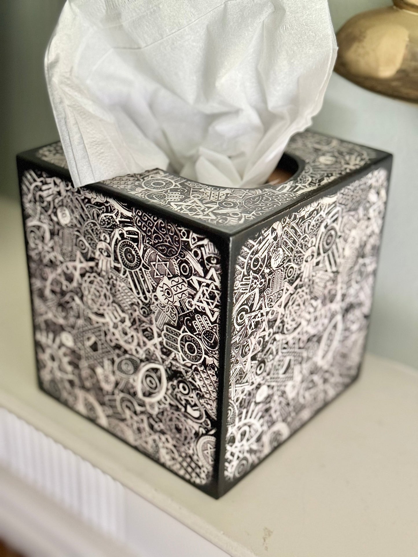 Tissue Box (Wood Art Print) - JEWISHJOY.co