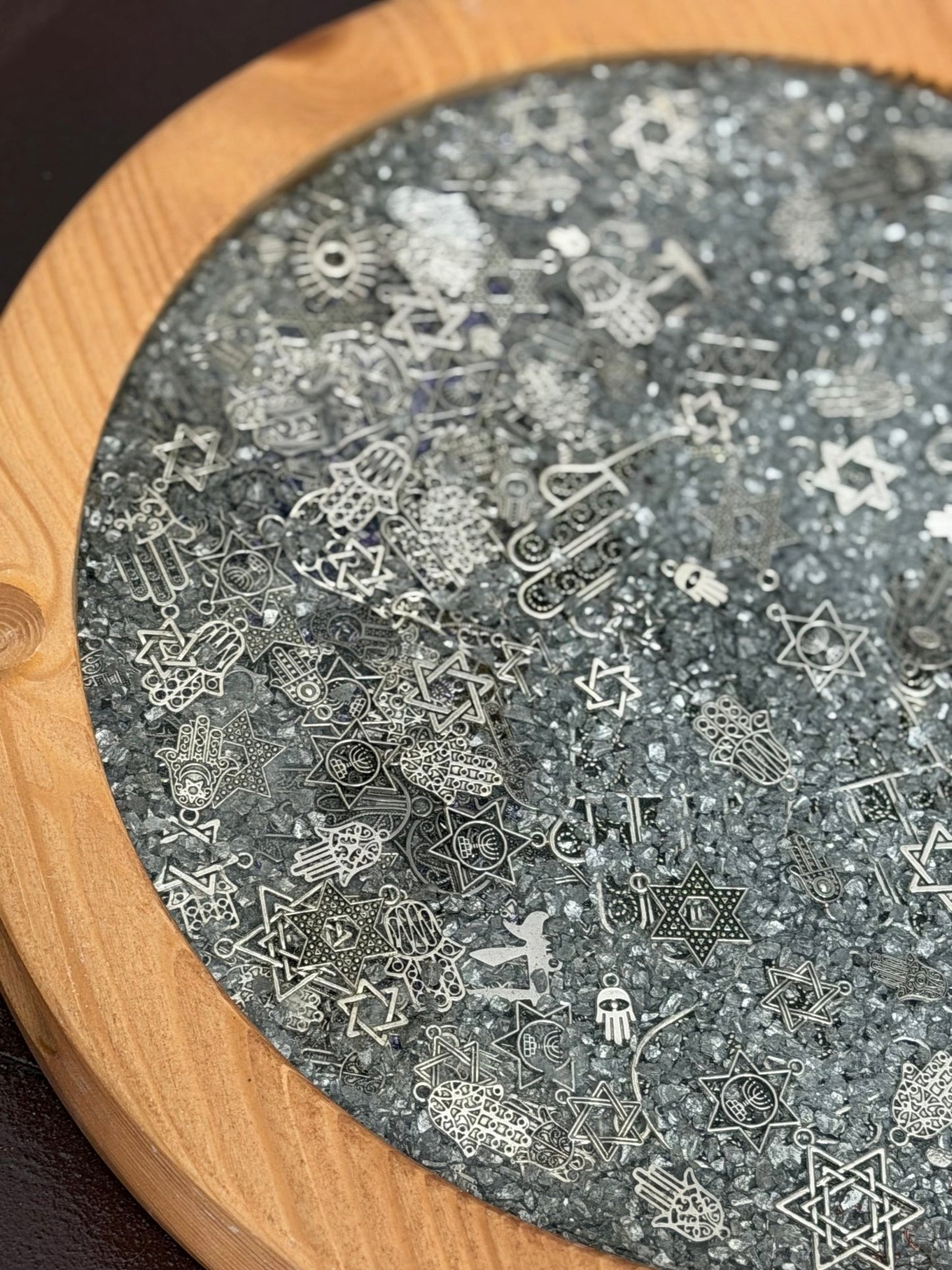 Tray | Round White Oak - JEWISHJOY.co