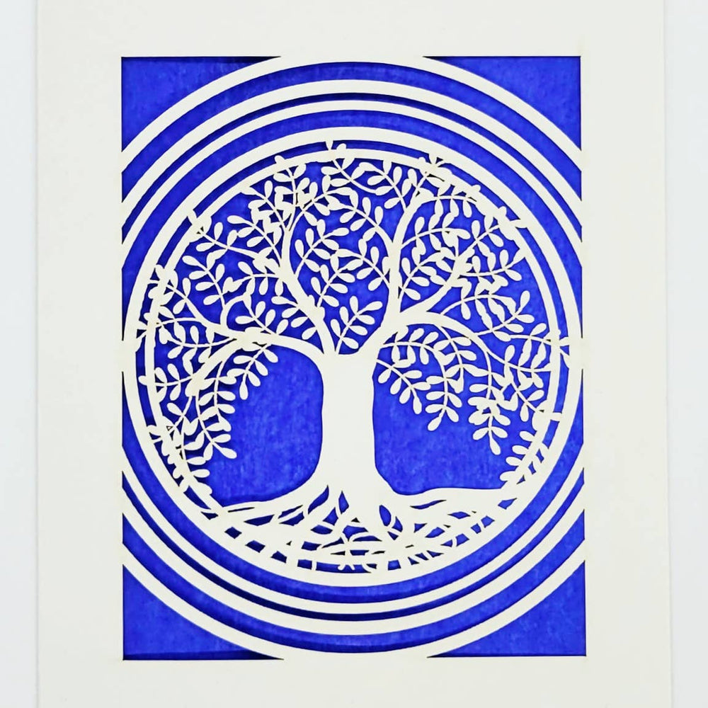 Tree of Life Papercut Card - JEWISHJOY.co