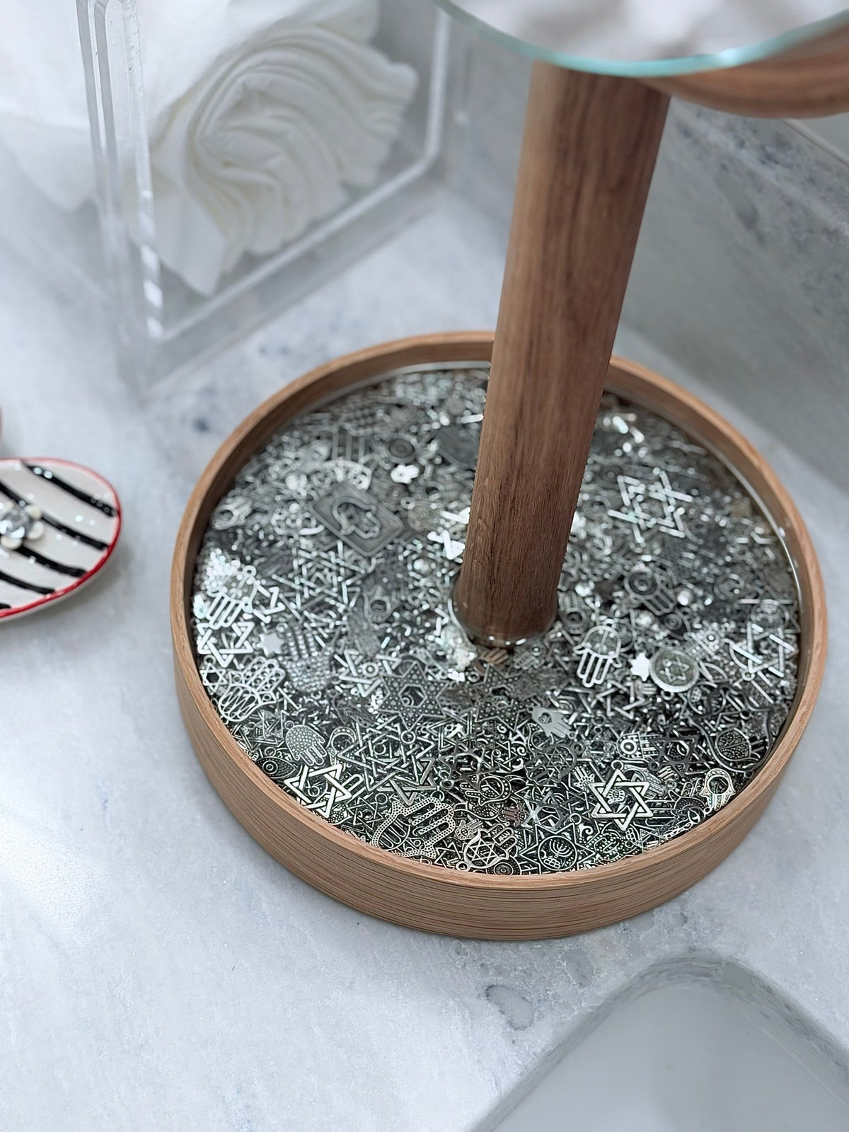 Vanity Mirror | Oak - JEWISHJOY.co