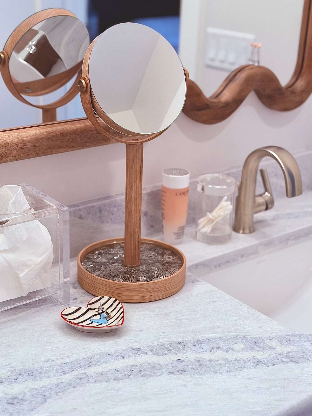 Vanity Mirror | Oak - JEWISHJOY.co