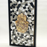 WALL ART | Mosaic Hamsa in Floater Frame - JEWISHJOY.co