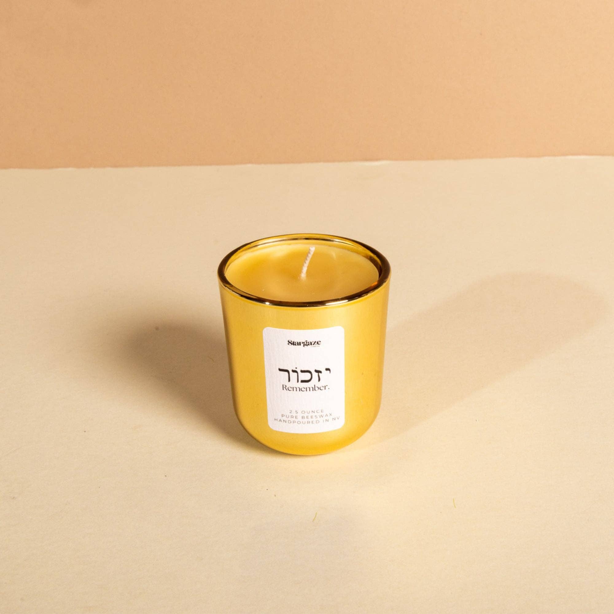 Yahrzeit Candle | Gold (24 Hour) - JEWISHJOY.co